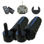 Double motorisation pour volet 1 battant droit slid'up uranus radio - gond � 14 mm