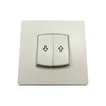 Slid'up by mantion - interrupteur filaire 2 boutons  encastrer pour volet roulant
