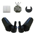 Slid'up by mantion - motorisation pour volet 2 battants slid'up uranus filaire - gond  12 mm
