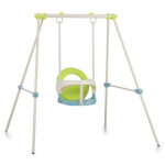 Smoby - portique m�tal 1er �ge baby swing - hauteur 120 cm - arceau de s�curit�