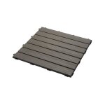 Smoby - set de 6 dalles - plancher de maison - 45x45cm - effet textur bois - anti - uv - plaqtique 100% ...
