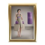 M&t displays - cadre clic clac snap frame classic or - cadre porte document couleur or - or