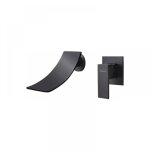 Snq - phasat robinet mitigeur murale lavabo mélangeur salle de bain avec cascade bec extra - large robinet ... Snq - phasat robinet mitigeur murale lavabo mélangeur salle de bain avec cascade bec extra - large robinet ...