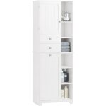 Sobuy bzr104 - w meuble colonne de salle de bain placard armoire toilette haute meuble de rangement pour ...