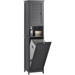 Sobuy bzr124 - dgmeuble colonne de salle de bain, placard armoire toilette haute, meuble de salle de ...