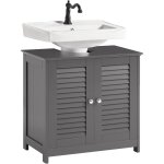 Sobuy - frg237 - ii - dg meuble sous - lavabo meuble de salle de bain vasque housse colonne lavabo - ...