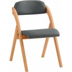 Sobuy fst92 - sg chaise pliante en bois avec assise et dossier rembourrs fauteuil chaise pour cuisine, ...