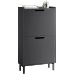 Sobuy - fsr151 - sch meuble à chaussures meuble de rangement à chaussures avec 2 abattants armoire à ... Sobuy - fsr151 - sch meuble à chaussures meuble de rangement à chaussures avec 2 abattants armoire à ...