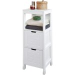Sobuy - meuble colonne meuble bas de salle de bain armoire toilette ? 1 étage et 2 tiroirs frg127 - w ... Sobuy - meuble colonne meuble bas de salle de bain armoire toilette ? 1 étage et 2 tiroirs frg127 - w ...