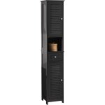 Sobuy - meuble colonne salle de bain haut ? armoire de rangement avec 1 niche ouverte, 1 tiroir, 2 portes ... Sobuy - meuble colonne salle de bain haut ? armoire de rangement avec 1 niche ouverte, 1 tiroir, 2 portes ...