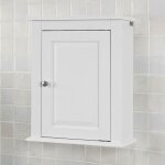 Sobuy - meuble haut de salle de bain - 1 porte placard commode meuble de rangement mural armoire suspendue ... Sobuy - meuble haut de salle de bain - 1 porte placard commode meuble de rangement mural armoire suspendue ...
