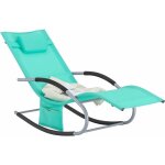 Sobuy - chaise longue transat pliable jardin aluminium ? bain de soleil ergonomique � bascule relax ? ...