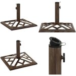 Socle de parasol bronze 44x44x31 cm fonte - base de parasol - bases de parasol - home & living - brun ... Socle de parasol bronze 44x44x31 cm fonte - base de parasol - bases de parasol - home & living - brun ...