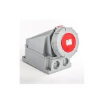 Socle de prise triphas� 63a 380v avec fil pilote 3p + t ? �tanch�it� ip67 pour chantiers humides ? compatible ...