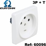 Socle de prise de courant 20a - 2p + t ou 3p + t  encastrer - type de socle - socle 20a 3p + t  encastrer ...