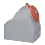 Socle saillle p17 ip44 16a 380 / 415v 3p + n + t plastique