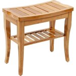 Soges - tabouret de salle de bain en bambou, tabouret de douche, meuble à chaussures à 2 niveaux, meuble ... Soges - tabouret de salle de bain en bambou, tabouret de douche, meuble à chaussures à 2 niveaux, meuble ...