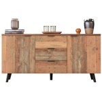 Soges buffet meuble tv avec �tag�res r�glables meuble de rangement trois tiroirs salon salle � manger ...