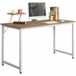 Soges - bureau ordinateur table 100x50 cm informatique meuble de bureau pour ordinateur pour salle  ...