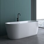 Sogood - baignoire lot ovale 175cm blanc vicenza505 acrylique 175x80x65 - blanc