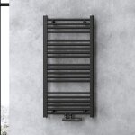 Doporro - radiateur de salle de bain s�che - serviette 100x50cm radiateur tubulaire vertical chauffage ...