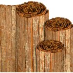 Sol royal ? canisse en �corce 300x90 cm ? brise - vue naturel respectueux de l'environnement ? installation ...