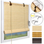 Soldecor b86 stores bateau  baguettes bambou nature, 160x80 cm - sol royal