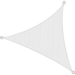 Voile d'ombrage solvision poly�thyl�ne (pehd) avec stabilisant anti - uv blanc, 300x300x300 cm - sol ...