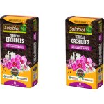 Solabiol - terorc6x2 - 2 terreaux orchides - tourbe et ecorces de pin - brun - 2x6 l - utilisable en ...