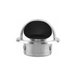 Soleil - 100 mm sortie d'air murale ronde en inox avec grille anti insectes Soleil - 100 mm sortie d'air murale ronde en inox avec grille anti insectes