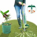 Extracteur de mauvaises herbes, outil  main de dsherbage debout, outil de dsherbage de jardin  long ...