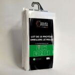 Lot de 10 prot�ges oreillers jetables 60x60 cm, par soleil d'ocre