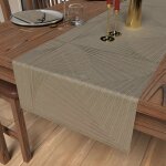 Chemin de table 40x180 cm luxury champagne, par soleil d'ocre