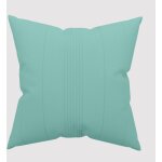 Housse de coussin 40x40 cm adele bleu lagon, par soleil d'ocre