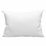 Oreiller blanc coton 45x70 cm zen, par soleil d'ocre