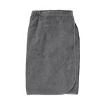 Par�o de bain en coton 82x160 cm lagune gris, par soleil d'ocre