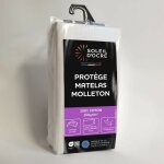 Protège matelas 70x190 cm en coton molleton forme drap housse Protège matelas 70x190 cm en coton molleton forme drap housse