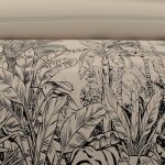 Soleil d ocre - parure housse de couette en coton 57 fils 260x240 cm tigre sable, par soleil d'ocre