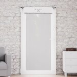 Soleil d ocre - voilage porte - fen�tre coton 70x200 cm emilie blanc, par soleil d'ocre