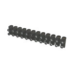 Solera - barrette de connexion domino 12 entr�es 16mm� noire 10
