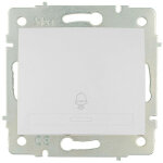Bouton poussoir sonnette 10a 250v s. europa solera erp03qc