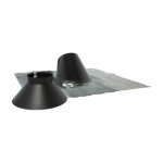 Solin inox 30  45 noir bioten + collet 125