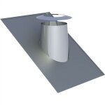 Le sanitaire - solin de toit  200 mm pour toits pour inclinaison de 26 - 35