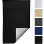 Solreflect t42 store enrouleur occultant et isolant thermique noir, 160x45x3. 1 cm - sol royal