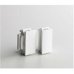 Accessoire soluclip pour goulotte � clippage direct mosaic blanc antimicrobien legrand 075736