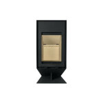Solzaima - pole  bois tek wall eco 7, 3kw bches 2kg / h classe nergtique a + label flamme verte ...