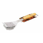 Brosse inox 30cm manche bois Brosse inox 30cm manche bois