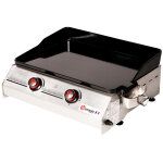 Somagic - plancha � poser pour grande tabl�e argent 73. 5x51x27 cm