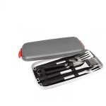 Somagic - valisette de 4 accessoires inox pour barbecue somagic