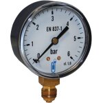 Manom�tre standard raccord vertical - dn63 - 2, 5bars - 8x13